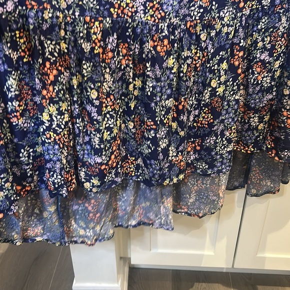 Additional Elle Floral Off the Shoulder Ruffle Top MIDI Dress Size 3x - Picture 5 of 16